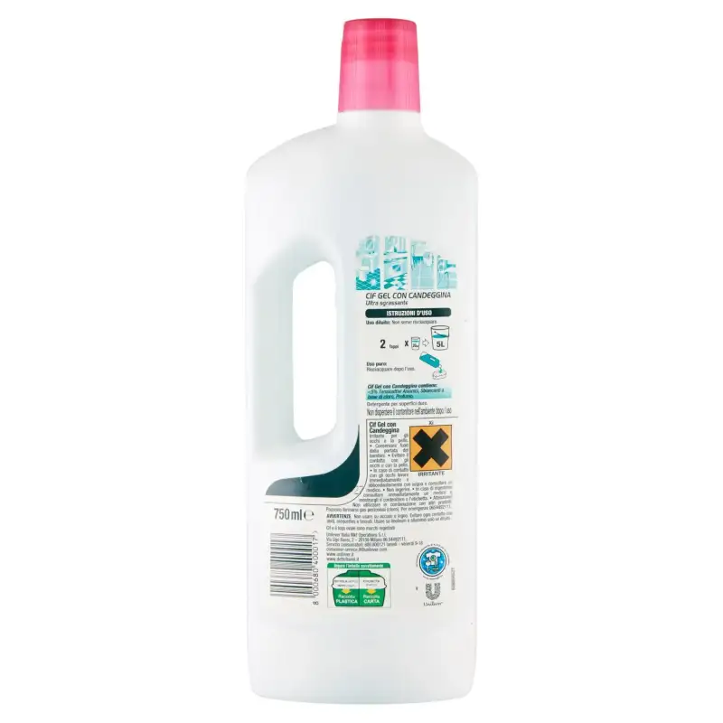 Cif Detergent Pardoseli Gel cu Colr 750 ml Bax 12 buc.